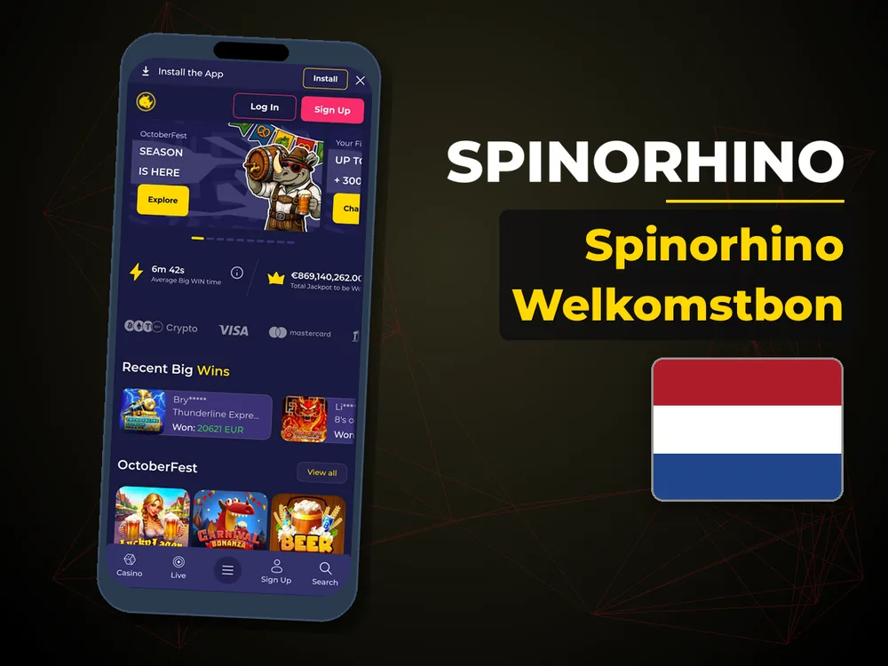 Spinorhino - Spinorhino Welkomstbon